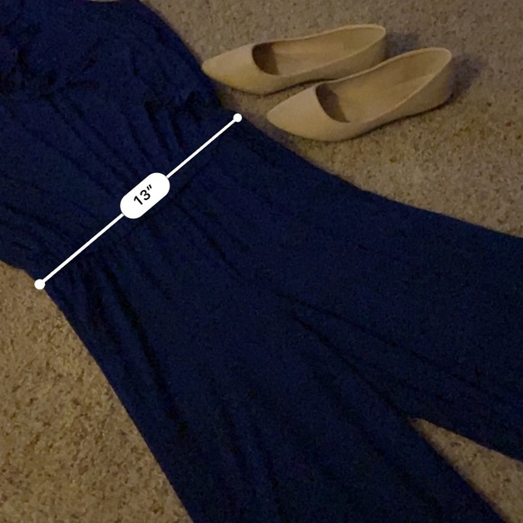 NWOT💙Joan Rivers Ruffled Sleeveless Jumpsuit - Picture 12 of 16